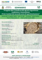 Progetto BALTI biodiversità agrarie leguminose tradizione e innovazione: Primi risultati del secondo anno di sperimentazione