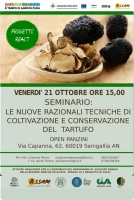 LE NUOVE RAZIONALI TECNICHE DI COLTIVAZIONE E CONSERVAZIONE DEL TARTUFO