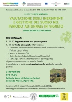 VALUTAZIONE DEGLI INERBIMENTI E GESTIONE DEL SUOLO NEL PERIODO AUTUNNALE IN VIGNETO