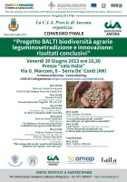 Progetto BALTI biodiversità agrarie  Leguminose tradizione e innovazione: risultati conclusivi