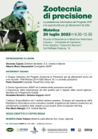 Convegno finale “Zootecnia di precisione - La Piattaforma informatica del Progetto ZOP e le opportunità per gli allevamenti da latte”