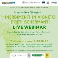 INERBIMENTI IN VIGNETO E RETI SCHERMANTI - Webinar