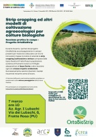 Strip cropping ed altri modelli di coltivazione agroecologici per colture biologiche – Sessione Pratica