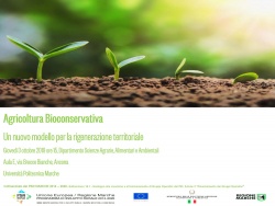 Agricoltura Bioconservativa – Un nuovo modello per la rigenerazione territoriale