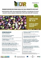 Presentazione dei primi risultati del Progetto OLIV-GET