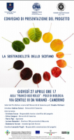 Convegno di presentazione del progetto “La sostenibilità dello scotano”