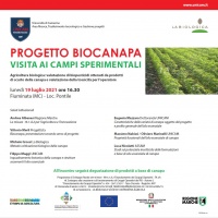 PROGETTO BIOCANAPA, VISITA AI CAMPI SPERIMENTALI