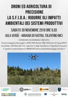 Droni ed Agricoltura di Pecisione. La S.F.I.D.A: ridurre gli impatti ambientali dei sistemi produttivi